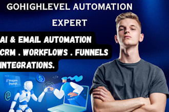 setup gohighlevel landing page with automation  lead capture