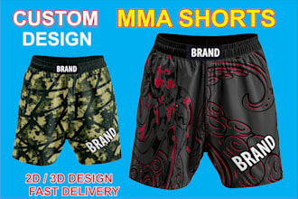 do custom desing MMA or fightwear