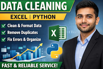 do data cleaning in excel or python