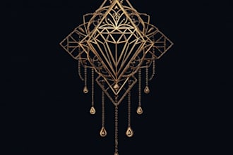 design luxury and modern jewelry logo
