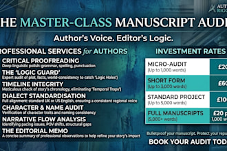 critically proofread your book manuscript