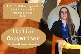 write persuasive italian product descriptions for your store