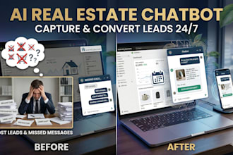 build ai real estate chatbot for lead generation and property inquiries
