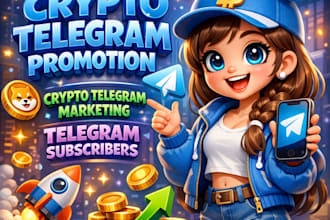 grow crypto telegram promotion, crypto telegram marketing, telegram subscribers