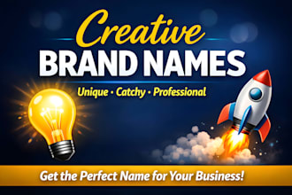 find creative names for your business or startup