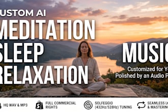 create custom ai music for meditation, sleep, and relaxation
