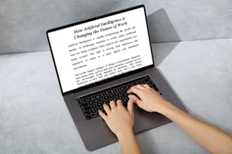 write high quality ai and technology articles