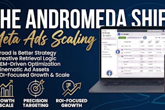 create meta ads campaigns using the andromeda creative strategy