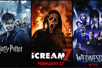 design a professional movie poster, film poster, church poster, event poster