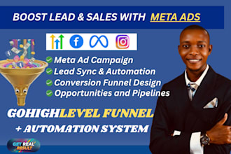 run marketing automation meta ads lead generation expert ghl sales funnel system