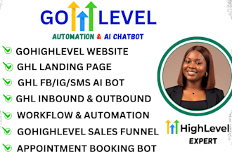 gohighlevel automation go high level clone website sales funnel voice ai course