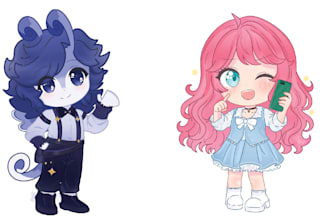 create cute chibi art