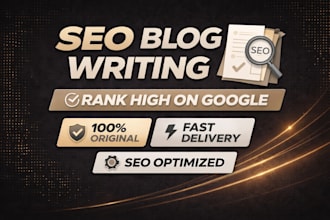 write SEO friendly blog posts and articles