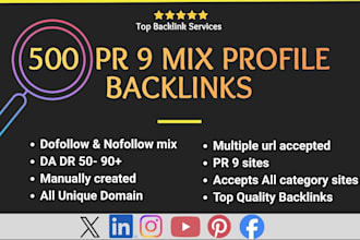 do high authority unique domain profile backlinks manually