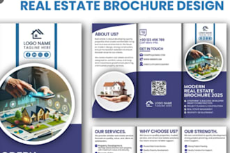 create or redesign commercial real estate offering memorandum flyer brochure