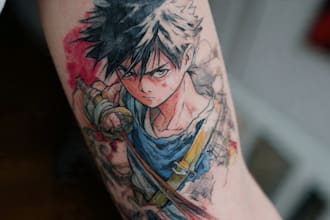 make your dream anime tattoo design