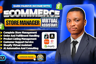 do ecommerce store management tiktok shop etsy ebay amazon shopify manager