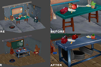 edit, retexture or fix your 3d model and game asset