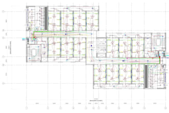 do autocad electrical drawing, mep layout, and boq,
