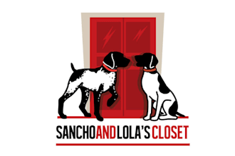 create shows 2 german pointing closet door logo