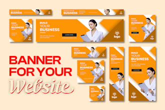 create an attractive web and mobile banner for your website