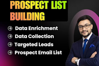 collect missing data, data enrichment, prospect list building