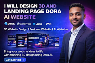design dora ai 3d websites and 3d ecommerce websites