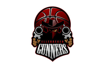 design high quality basketball team logo