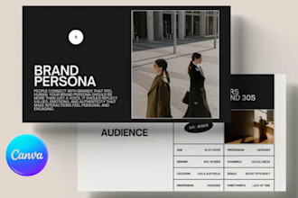 create a startup brand kit and modern company profile PDF design