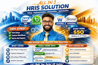 set up hris, HR processes and optimize your HR workflows
