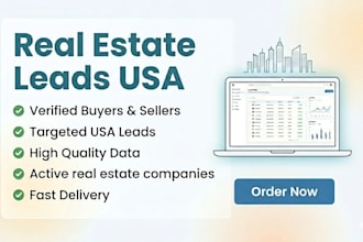 generate verified real estate leads in with website analysis
