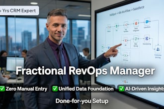 be your fractional revops manager to automate your sales engine