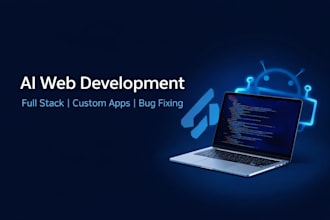 develop ai web applications,full stack website s , and custom software