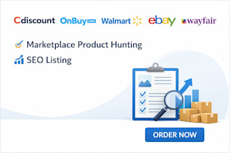 do cdiscount onbuy walmart ebay wayfair marketplace product hunting seo listing