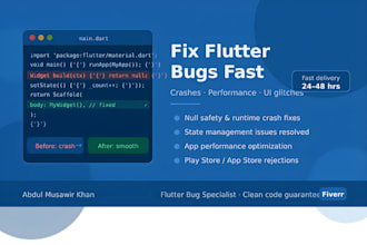 fix mobile app bugs, crashes, and optimise your mobile app