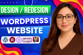 design redesign wordpress website development, revamp or build wordpress website