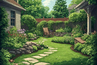 do captivating garden backyard landscape design as a landscape architect