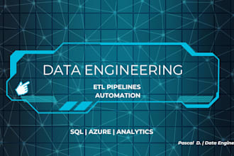build etl pipelines and data engineering solutions