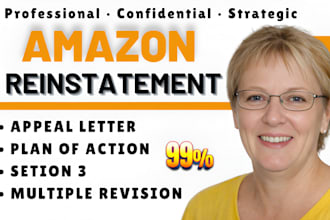 write amazon suspension appeal letter to reinstate amazon suspended account