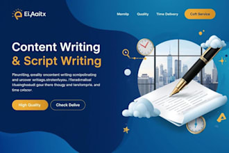 write creative content, script and creative stories