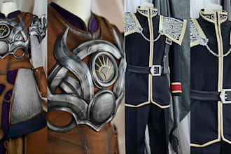 sew costume cosplay fabric design anime clothes pattern design custom outfits