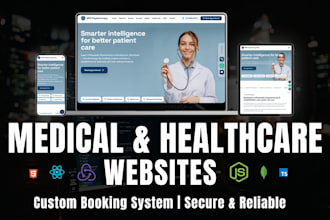 build a medical clinic website with online appointment booking system