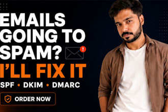 fix email deliverability and set up spf, dkim, dmarc and dns records
