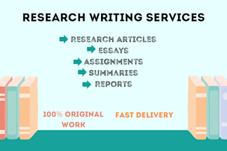 research writing and essay writing for you