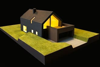 create 3d diorama, custom miniature scale model, isometric view,blender, cad,cgi