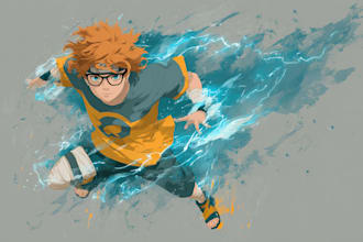 draw you as a naruto or any anime character