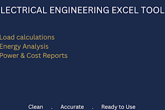 create engineering excel spreadsheet with calculations