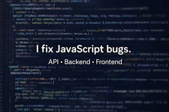 fix your javascript or API bug