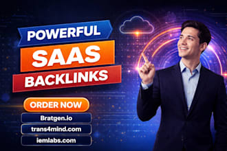 provide powerful saas backlinks for google ranking