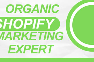 do organic shopify marketing to boost sales